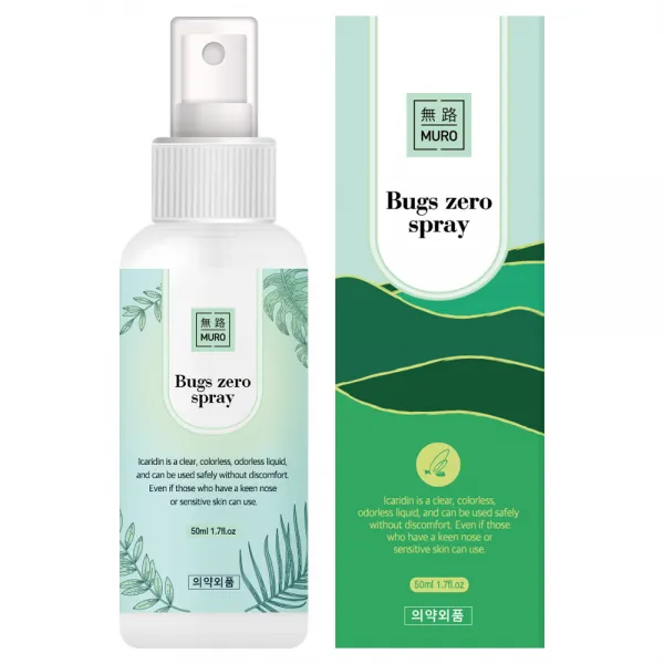 무로 벅스 제로 모기기피 스프레이 50ml 1개