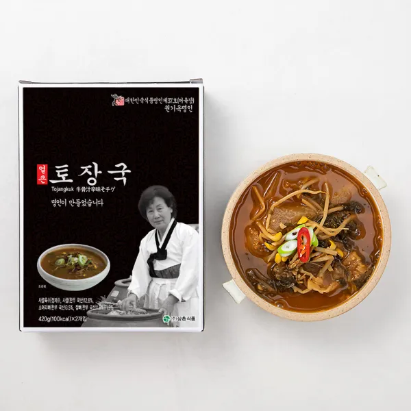 상촌식품 권기옥명인 얼큰토장국, 420g, 2개