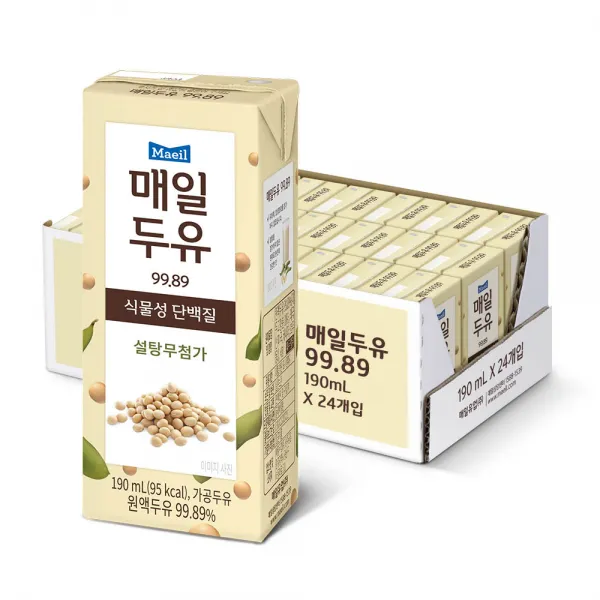 매일유업 매일두유 99.89, 190ml, 24개