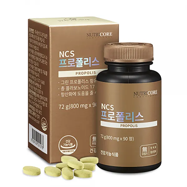 뉴트리코어 NCS 프로폴리스, 90정, 1개