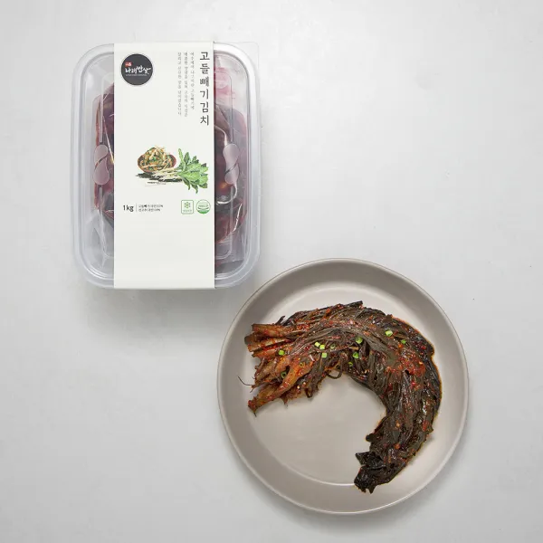 나래밥상 고들빼기김치, 1kg, 1개
