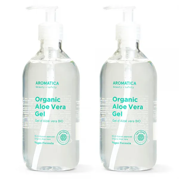 아로마티카 오가닉 알로에 베라 젤 500ml 2개
