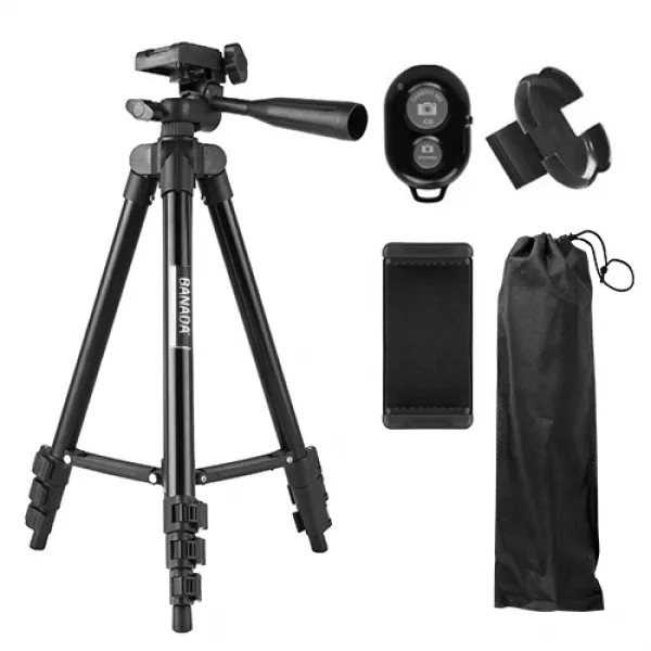 바나다 스마트폰 4단 삼각대 5종 세트 Bnd Tp4001 블랙 