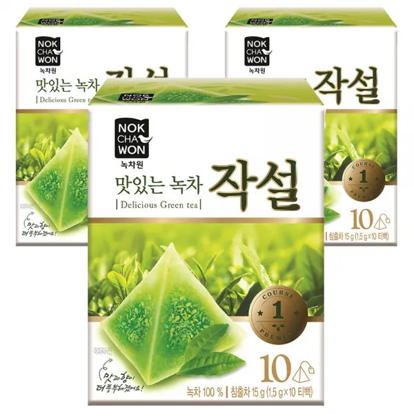 녹차원 맛있는 녹차작설 15g 3개