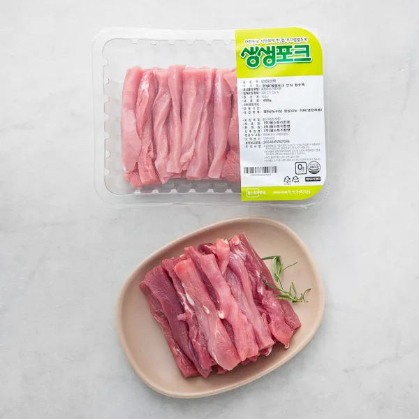 생생포크 안심 탕수육용 (냉장), 400g, 1팩