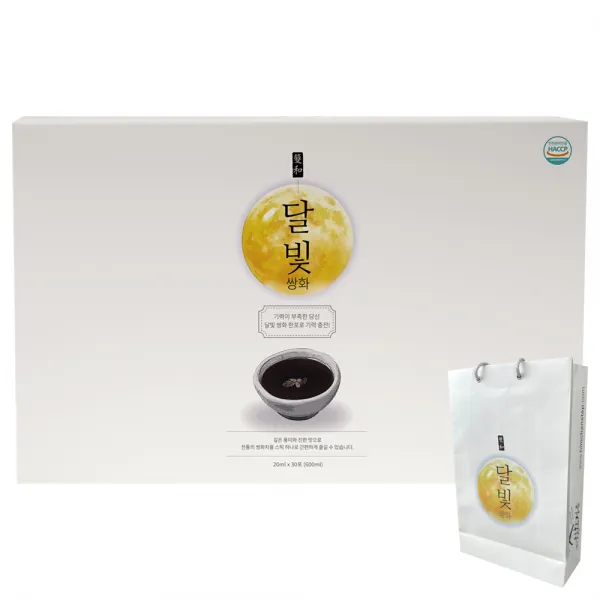 힘찬걸음 달빛쌍화 하루 1포 전통 쌍화차 스틱 + 쇼핑백, 20ml, 30개