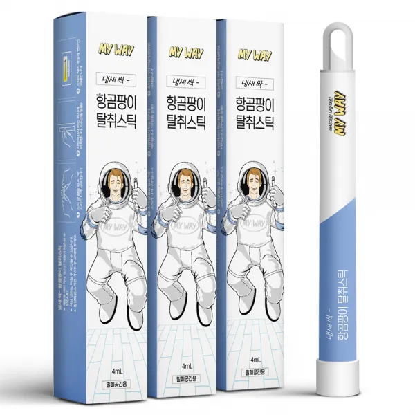 마이웨이 신발장 옷장 서랍장 항곰팡이 탈취스틱, 3개, 4ml