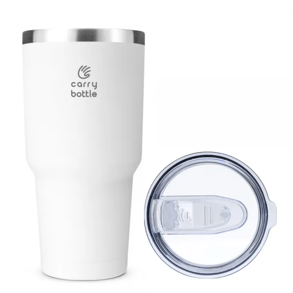 캐리보틀 몬스터 텀블러, 화이트, 900ml