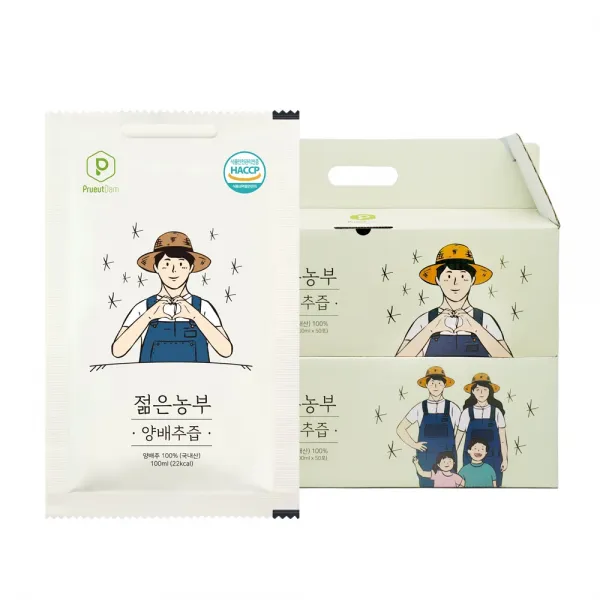 젊은농부 양배추즙 100ml 100포