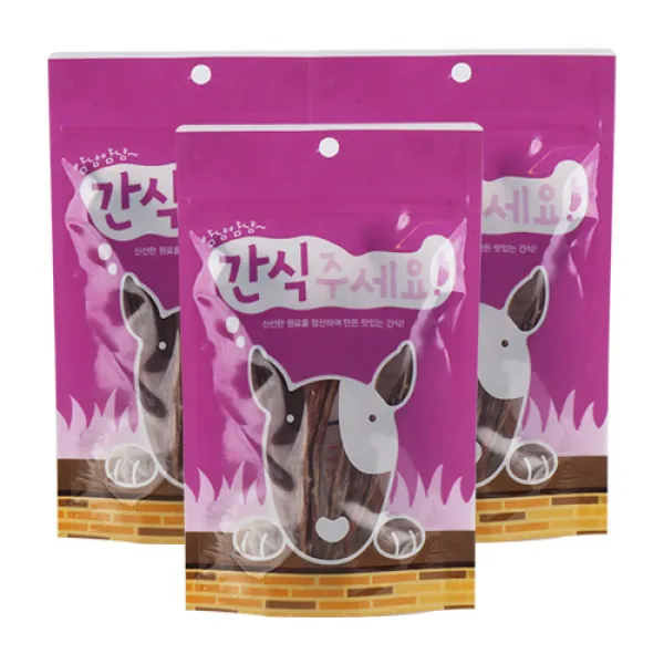 펫츠맘마 수제 강아지 간식 쫀쪼니스틱 50g, 돼지근육, 3개입