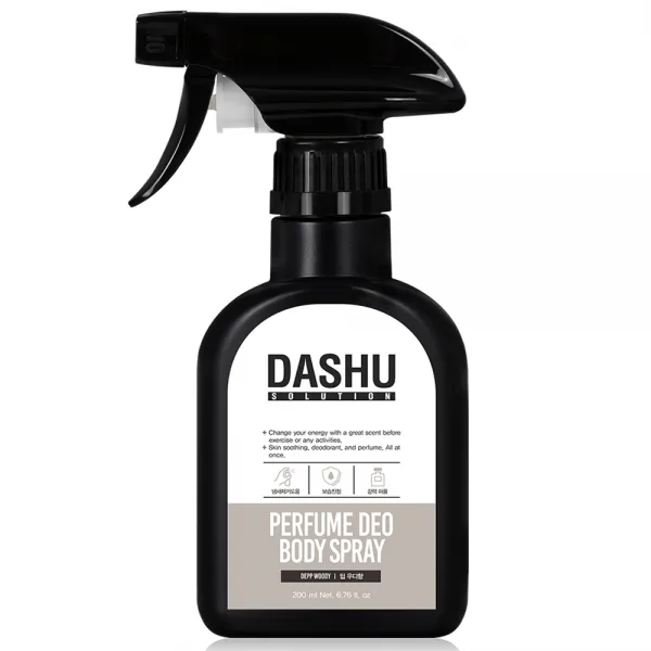 다슈 솔루션 퍼퓸 데오드란트 바디스프레이 딥우디향, 200ml, 1개