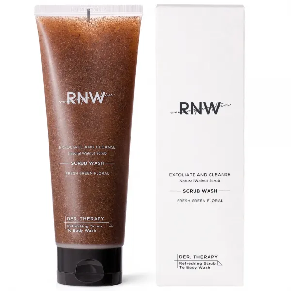 RNW 더 테라피 리프레싱 스크럽 투 바디워시 그린 플로럴향, 230ml, 1개