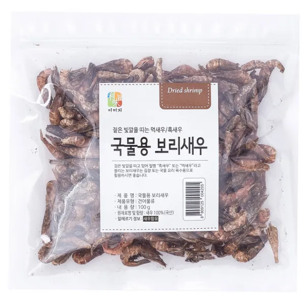 이미지 국물용 보리새우 100g 1개