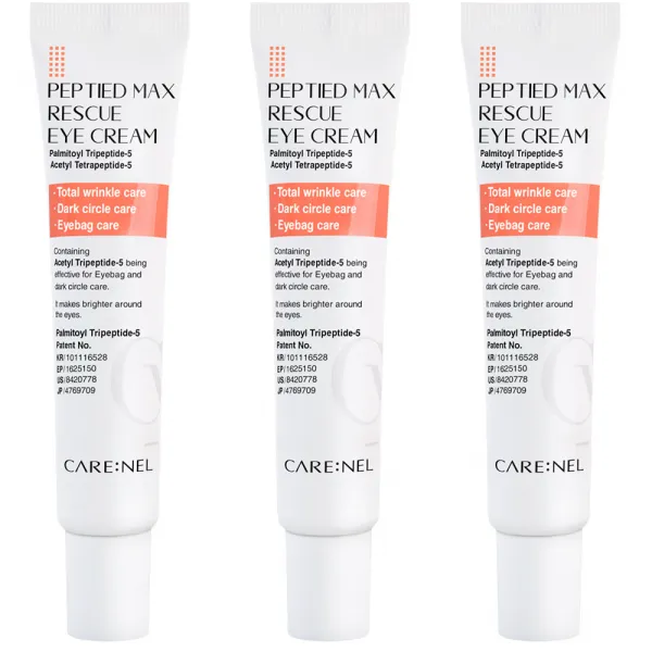 까레넬 펩타이드 맥스 레스큐 아이크림, 25ml, 3개