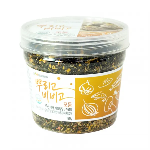 우리찬 뿌리고 비비고 모둠 후리카케, 180g, 1개