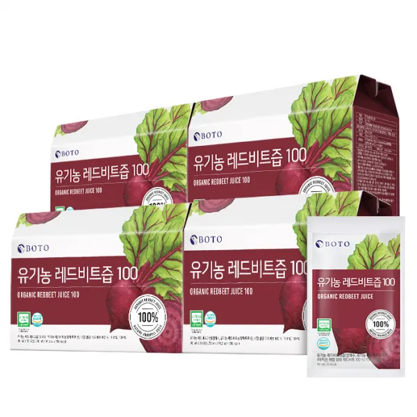 보뚜 유기농 레드비트즙 100 90ml 120개입