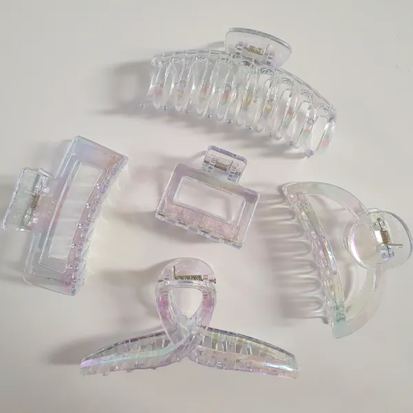 해피제이 홀로그램 오로라 집게핀 5종 세트