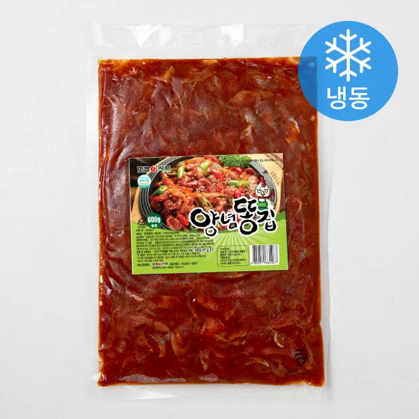 맛잽이식품 양념똥집 (냉동), 600g, 1봉