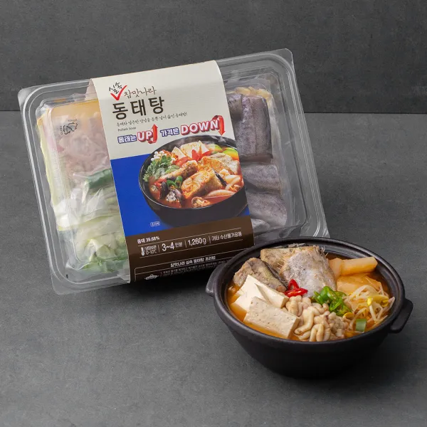 참맛나라요리요 통통한 실속 동태탕, 1260g, 1개