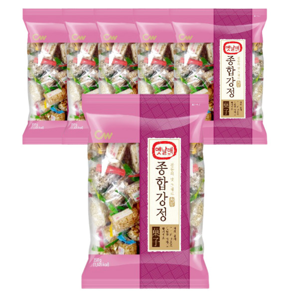청우 종합강정 350g 6개입 박스, 350g, 6봉