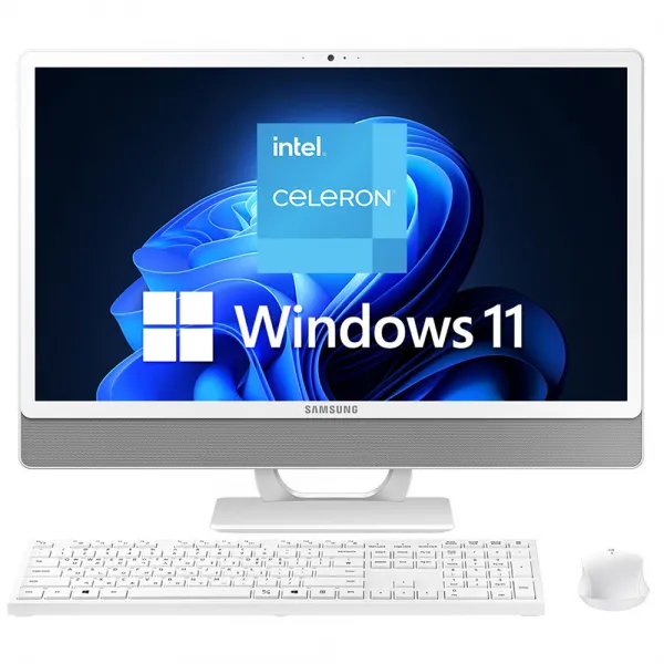 삼성전자 올인원 일체형 PC 프로스트 화이트 DM530ADA-L15AH, DM530ADA-L15AH, WIN11, 4GB, 128GB SSD