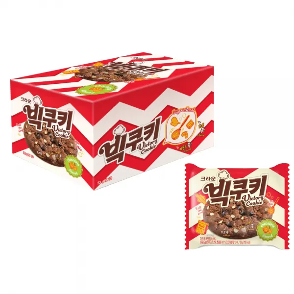 크라운 빅쿠키, 33g, 10개