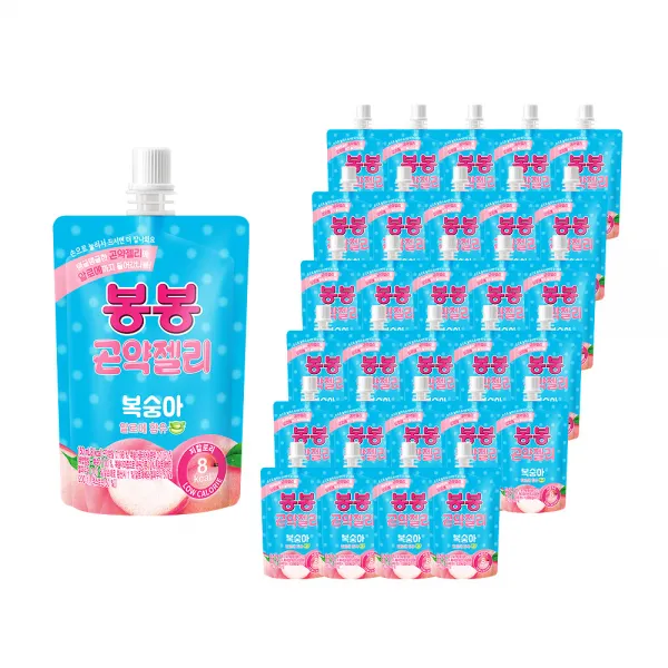 해태봉봉 곤약젤리 복숭아 150ml 30개