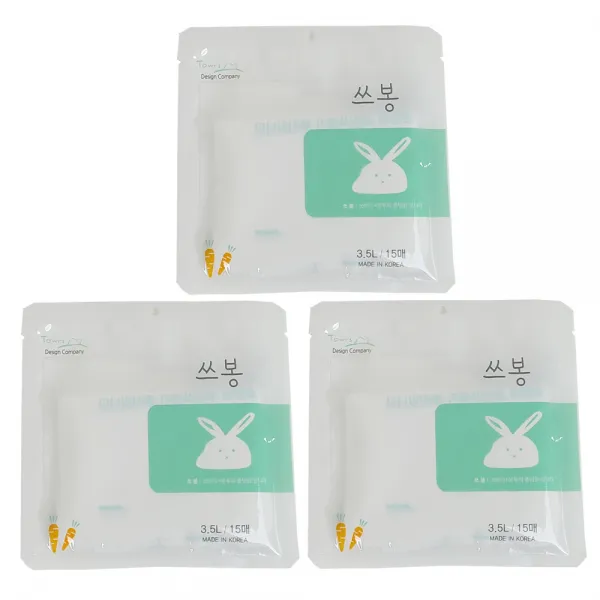쓰봉 음식물 쓰레기봉지 3.5L, 3세트