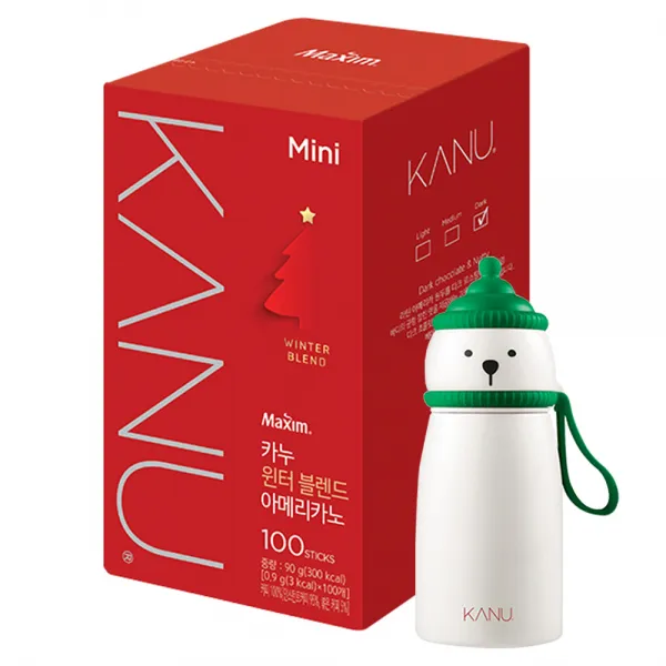 카누 윈터 블렌드 아메리카노 미니, 0.9g, 100개