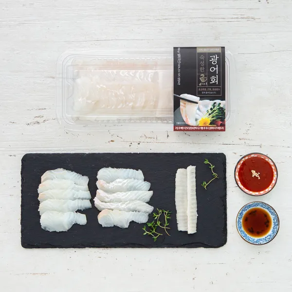 숙성 광어회, 150g, 1개