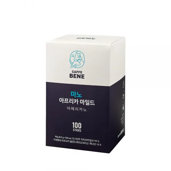 카페베네 마노 아프리카 마일드, 0.9g, 100개입
