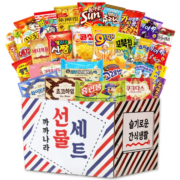 까까나라 럭키 박스 선물세트, 1세트, 과자 30p