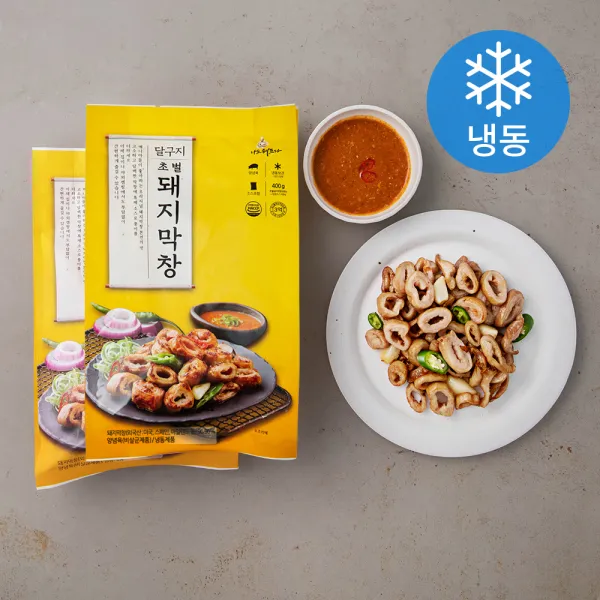달구지 초벌 돼지막창 (냉동), 400g, 2팩