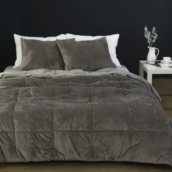 지베딩 모노룸 차렵이불 그레이