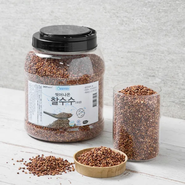 씻어나온 찰수수, 2kg, 1통