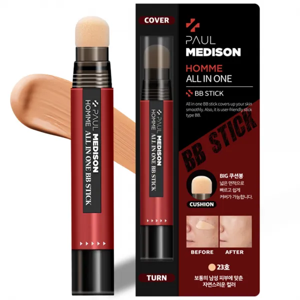 폴메디슨 옴므 올인원 톤업 퍼펙트 커버 휴대용 비비스틱 SPF50 PA+++ 7.5g, 23호, 1개