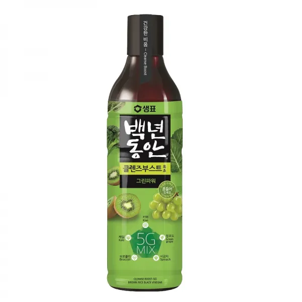 샘표 백년동안 클렌즈부스트 흑초 그린파워, 900ml, 1개
