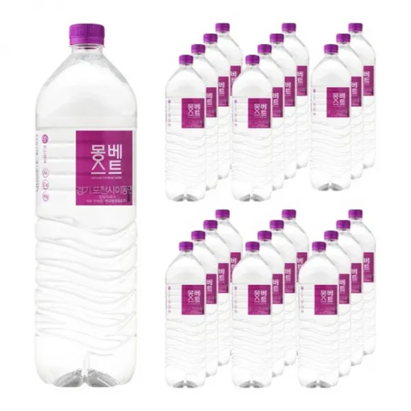 몽베스트 생수, 2L, 24개