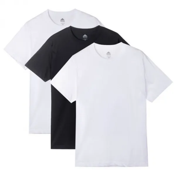 베이직하우스 남녀공용 순면라운드 반팔티 오리지널팩 3p HATS0101