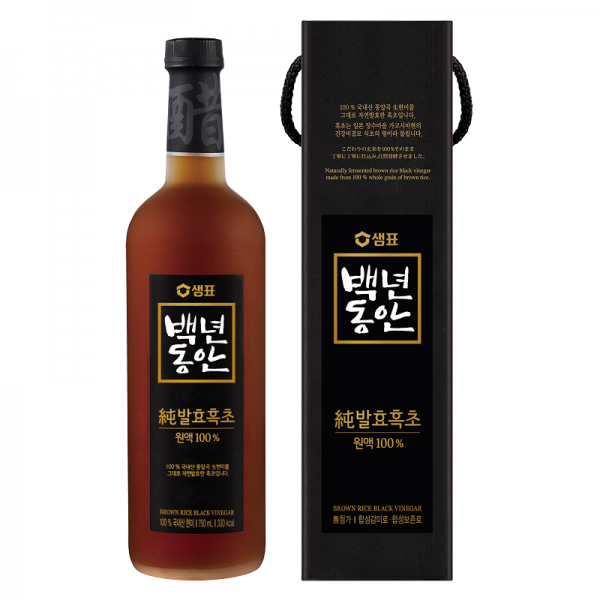 백년동안 순 발효 흑초 원액, 750ml, 1개