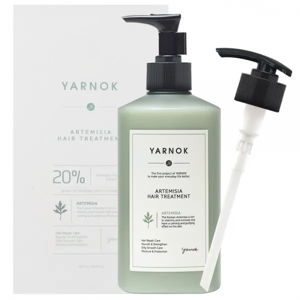 얀녹 아르테미시아 헤어트리트먼트 + 펌프, 500ml, 1세트