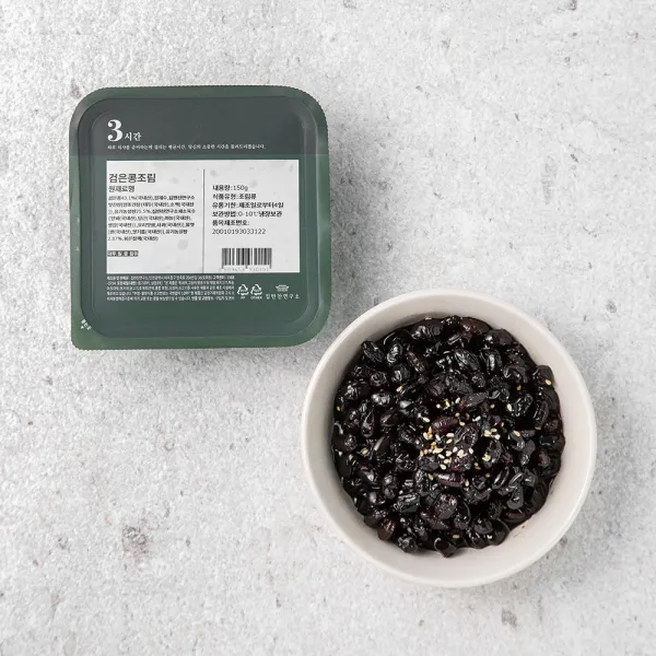 집반찬연구소 국내산 검은콩조림, 150g, 1개