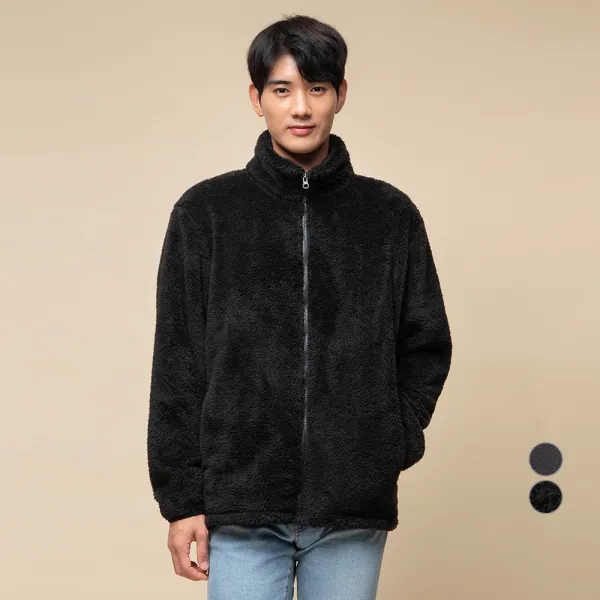 캐럿 남성용 모크넥 플리스 자켓