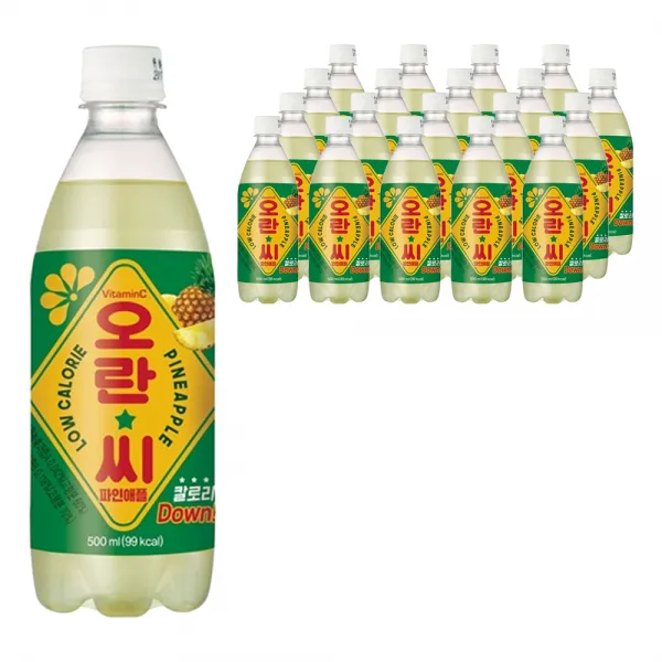 동아오츠카 오란씨 파인애플향 탄산음료 500ml, 20개