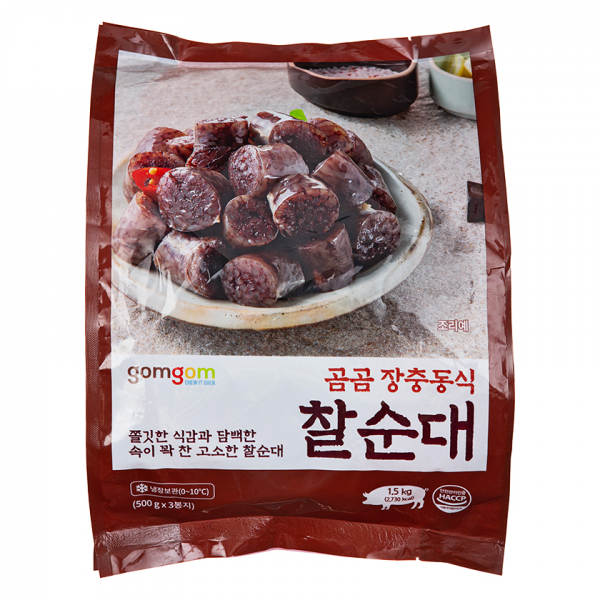 곰곰 찰 순대 1.5kg 1개