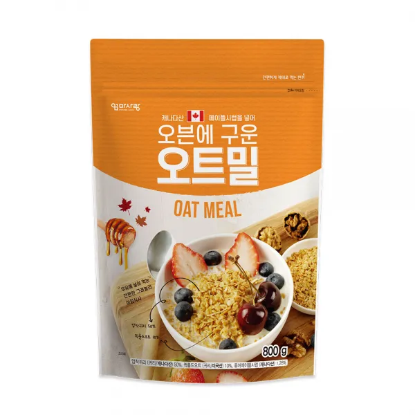 엄마사랑 오븐에 구운 오트밀, 800g, 1개
