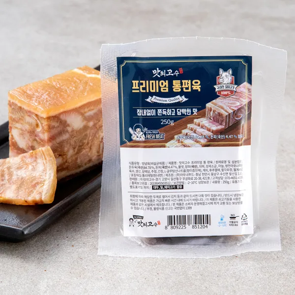 맛의고수 프리미엄 통편육, 250g, 1개