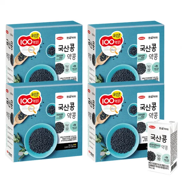 완전두유 약콩두유, 190ml, 64개입