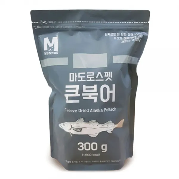 마도로스펫 반려동물 트릿 건조간식, 큰북어, 1개