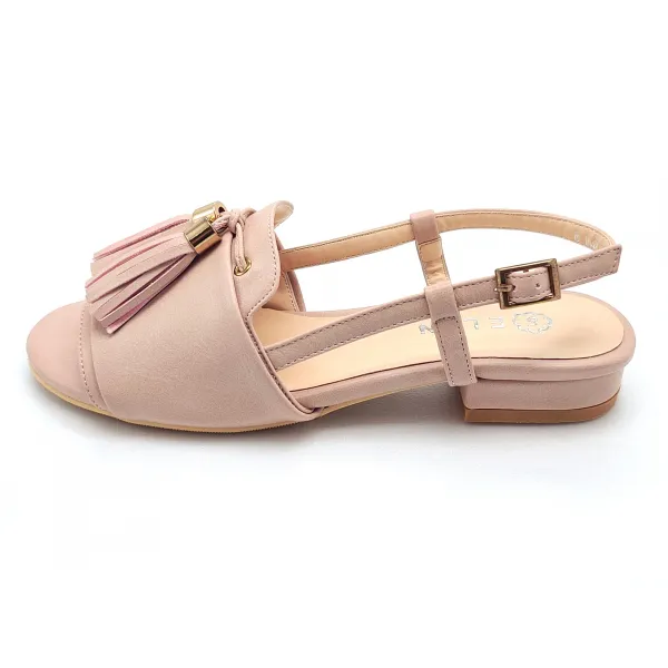 엘린 파스텔 태슬 샌들 E1042